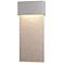 Stratum Large Dark Sky LED Outdoor Sconce - Steel Finish - Steel Accents