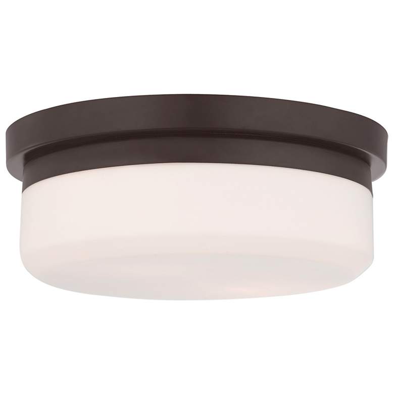 Image 2 Stratus 11-in W Bronze Flush Mount Light