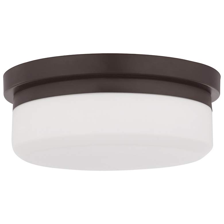 Image 3 Stratus 11-in W Bronze Flush Mount Light more views