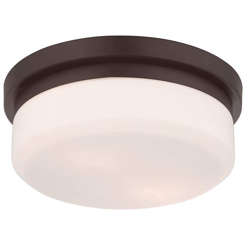 Image 5 Stratus 11-in W Bronze Flush Mount Light more views