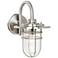 Stratus 12 3/4" High Brushed Nickel Outdoor Wall Light