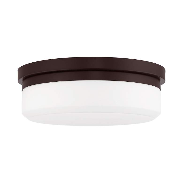 Image 3 Stratus 13-in W Bronze Flush Mount Light more views