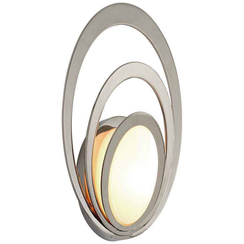 Image 1 Stratus 15" High Polished Stainless LED Outdoor Wall Light