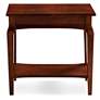 Stratus 24" Wide Cherry Wood Narrow Chairside Table