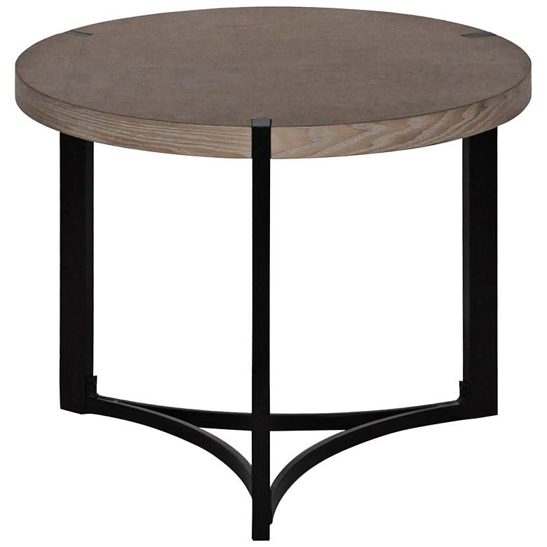Image 1 Stratus 24 inch Wide Natural Wood Modern End Table