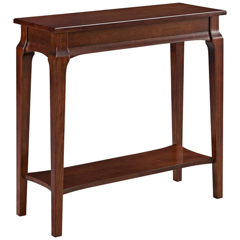 Image 2 Stratus 30 inch Wide Heartwood Cherry Wood Hall Stand