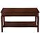 Stratus 38" Wide Heartwood Cherry Wood Coffee Table