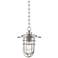 Stratus Collection 10 1/2" High Nickel Outdoor Hanging Light