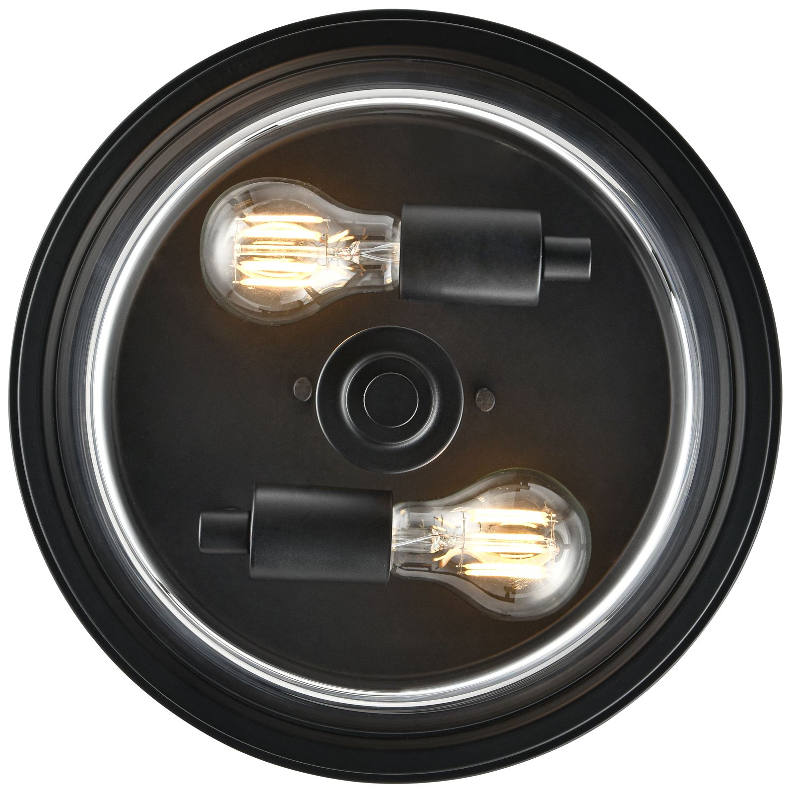 Image 4 Strayhan 13" 2-Light Flush Mount in Matte Black more views