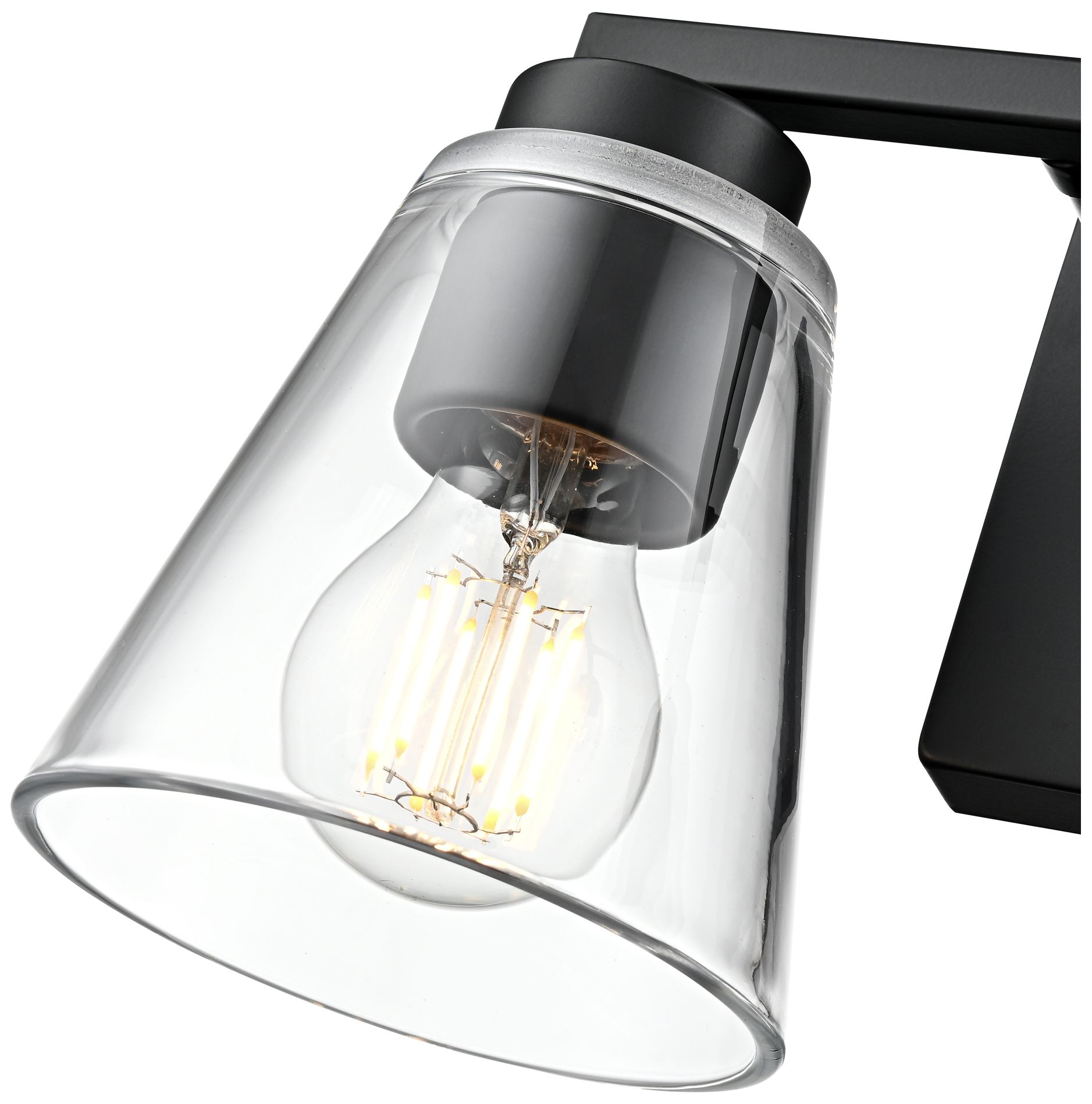 Image 6 Strayhan 13" Wide 2-Light Vanity in Matte Black more views