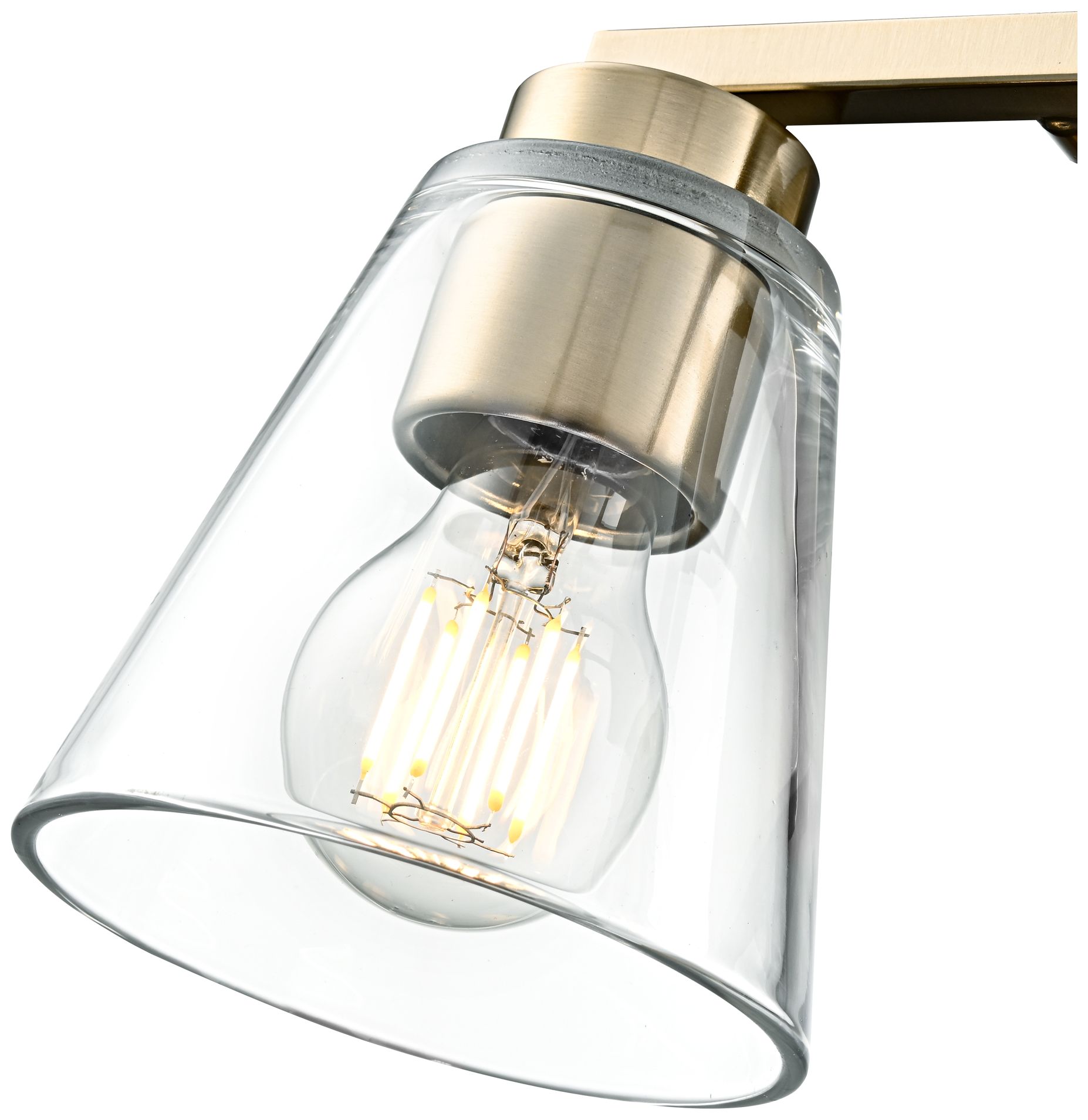 Image 7 Strayhan 13" Wide 2-Light Vanity in Modern Gold more views