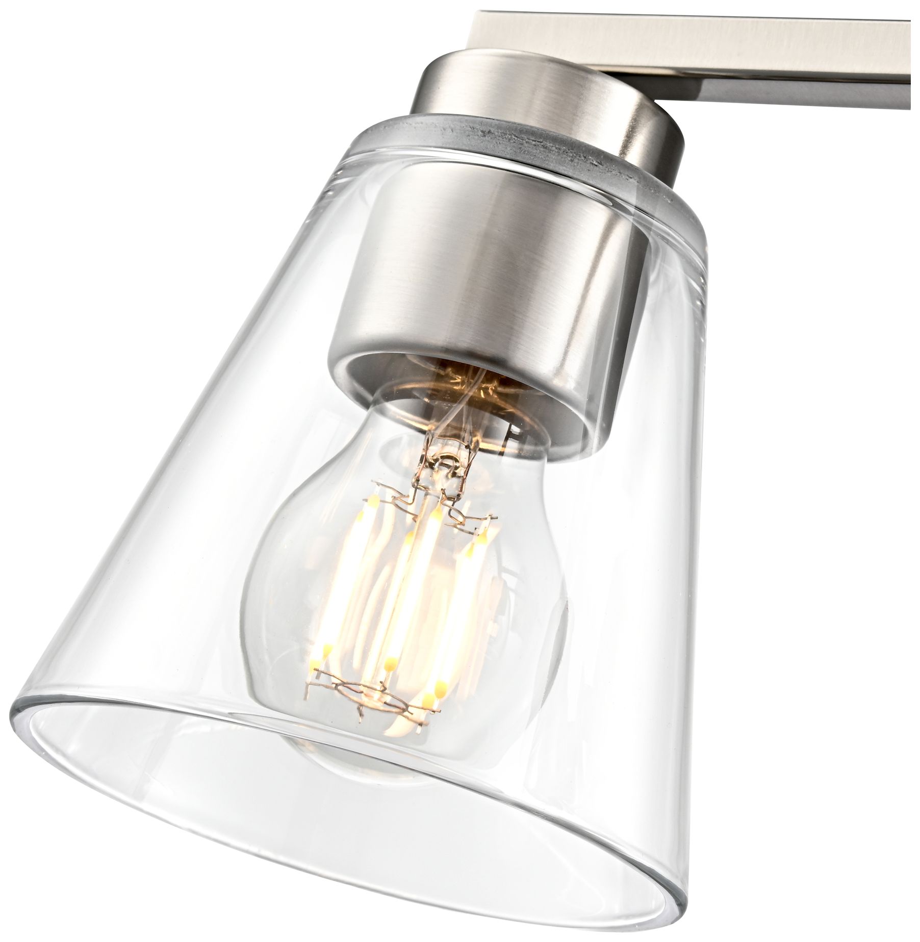 Image 6 Strayhan 22" Wide 3-Light Vanity in Brushed Nickel more views