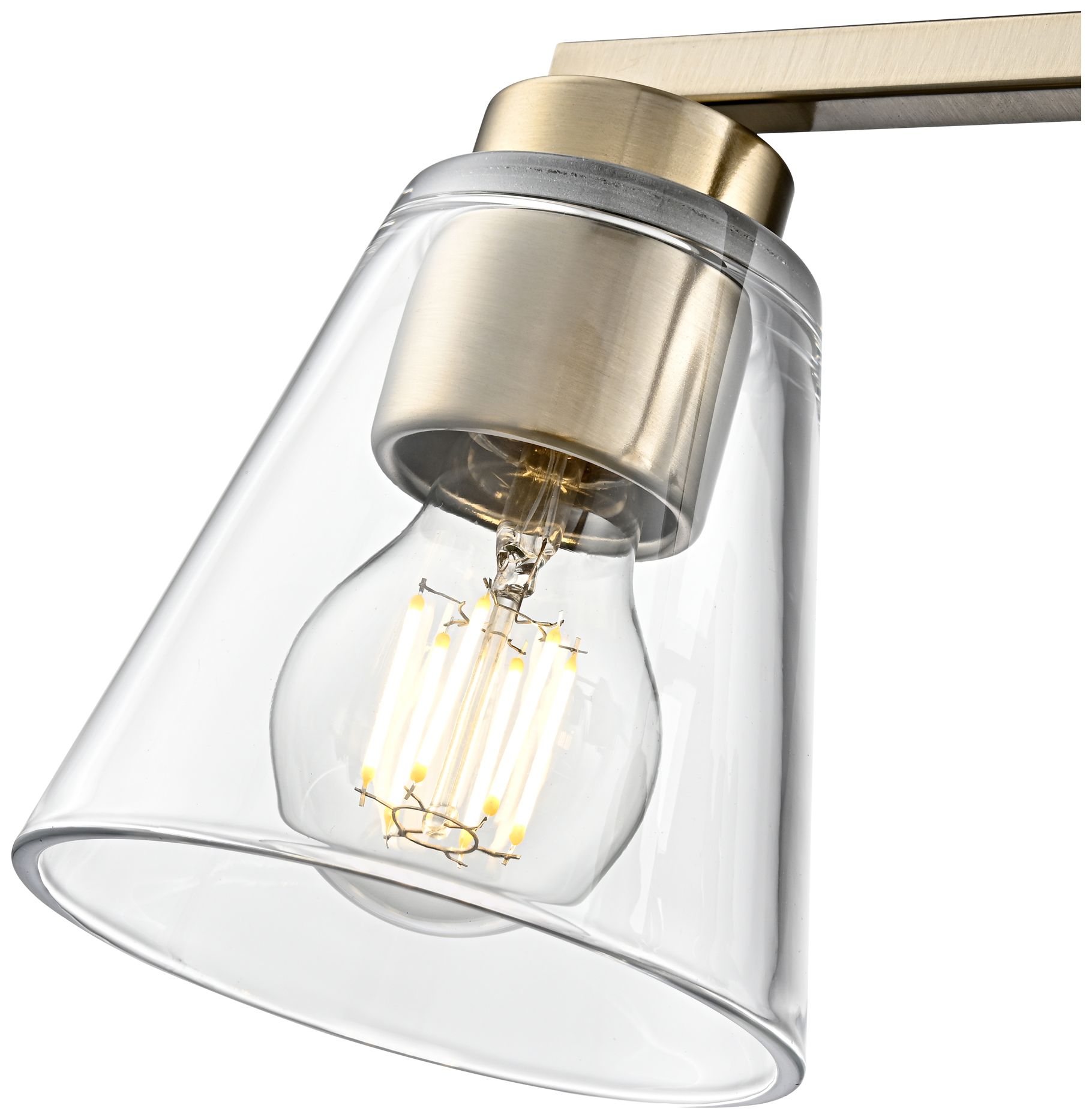 Image 7 Strayhan 22" Wide 3-Light Vanity in Modern Gold more views