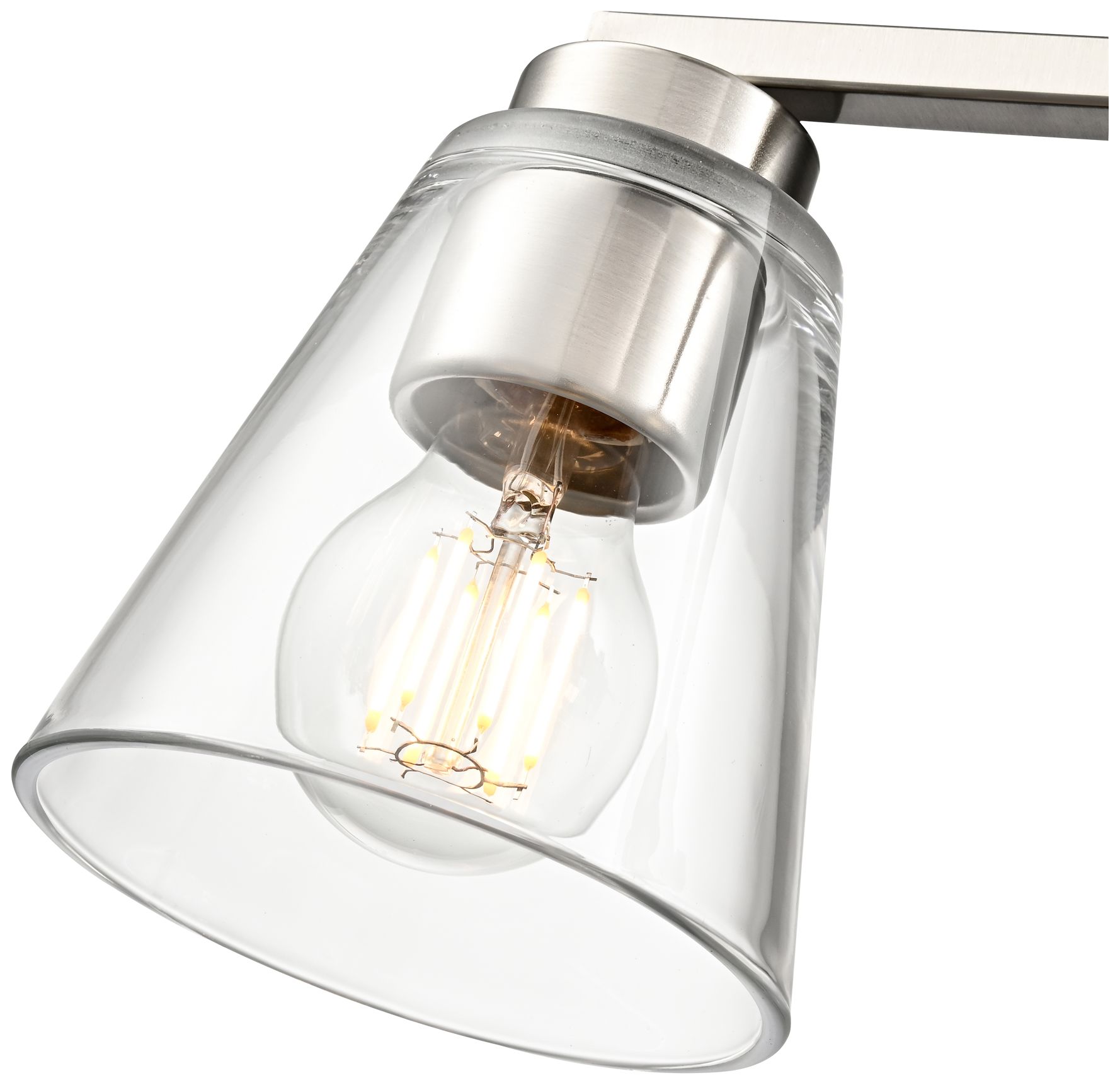 Image 6 Strayhan 31" Wide 4-Light Vanity in Brushed Nickel more views