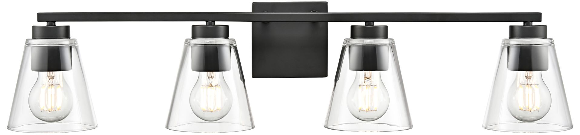Image 3 Strayhan 31" Wide 4-Light Vanity in Matte Black more views