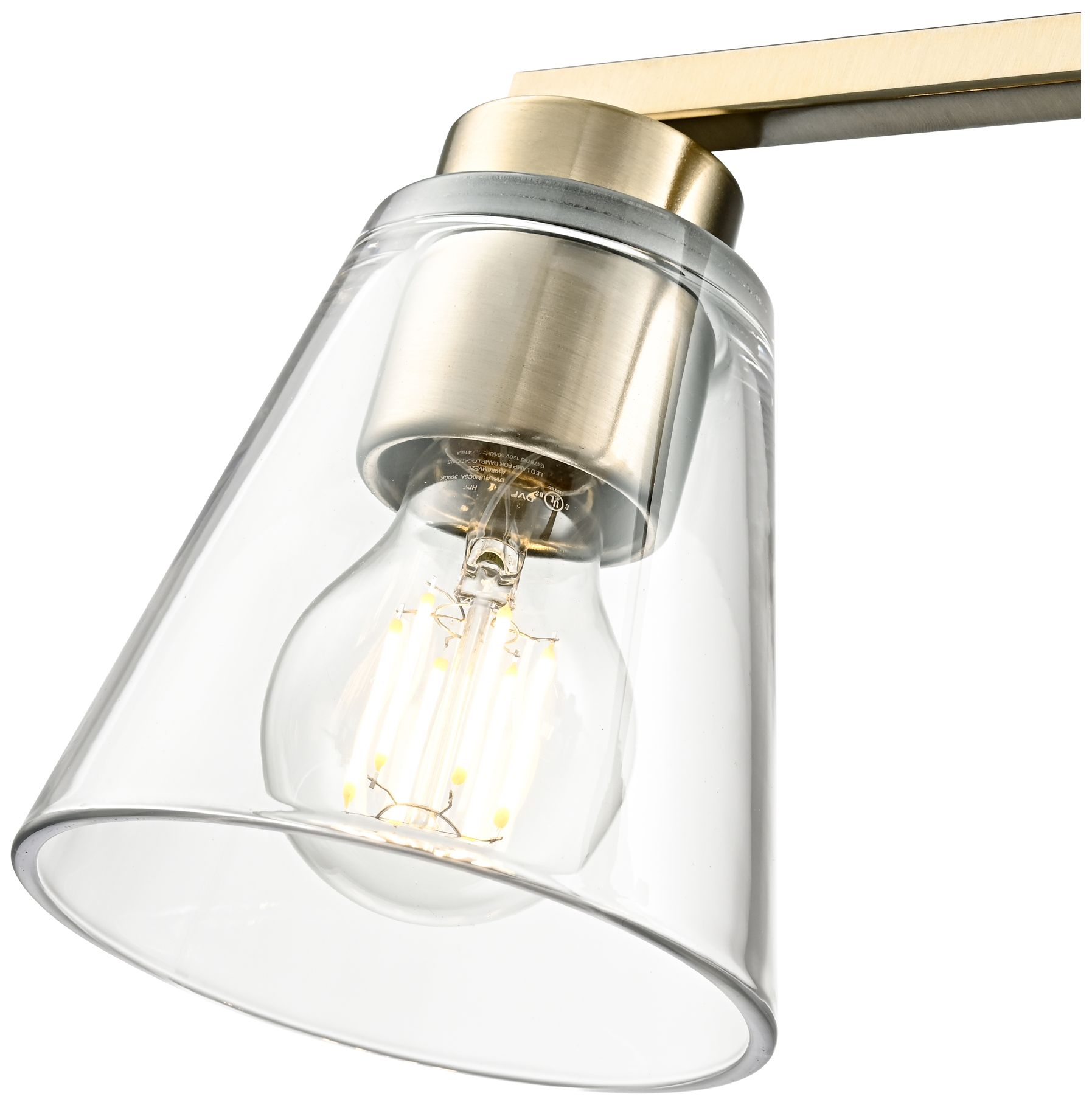 Image 6 Strayhan 31" Wide 4-Light Vanity in Modern Gold more views