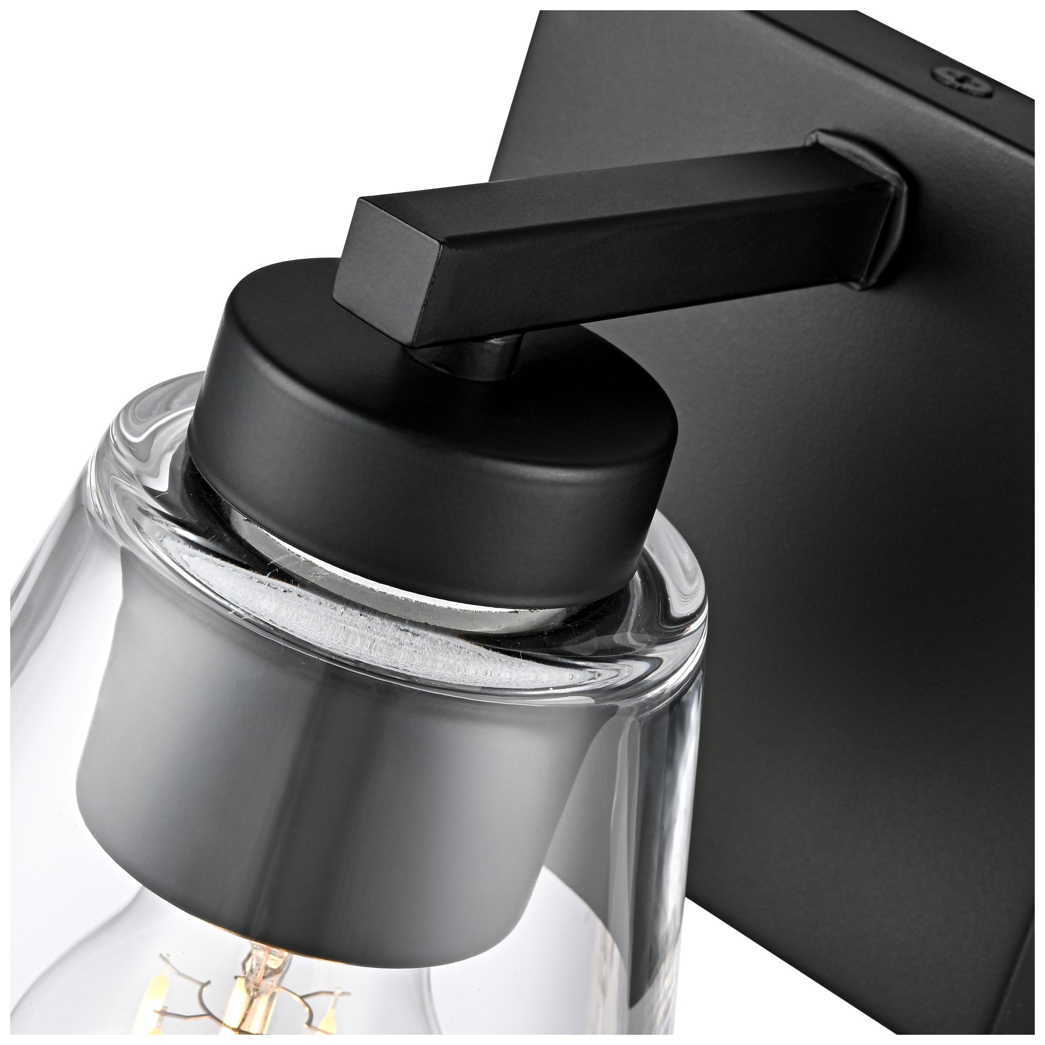 Image 5 Strayhan 6.75" High 1-Light Wall Sconce in Matte Black more views