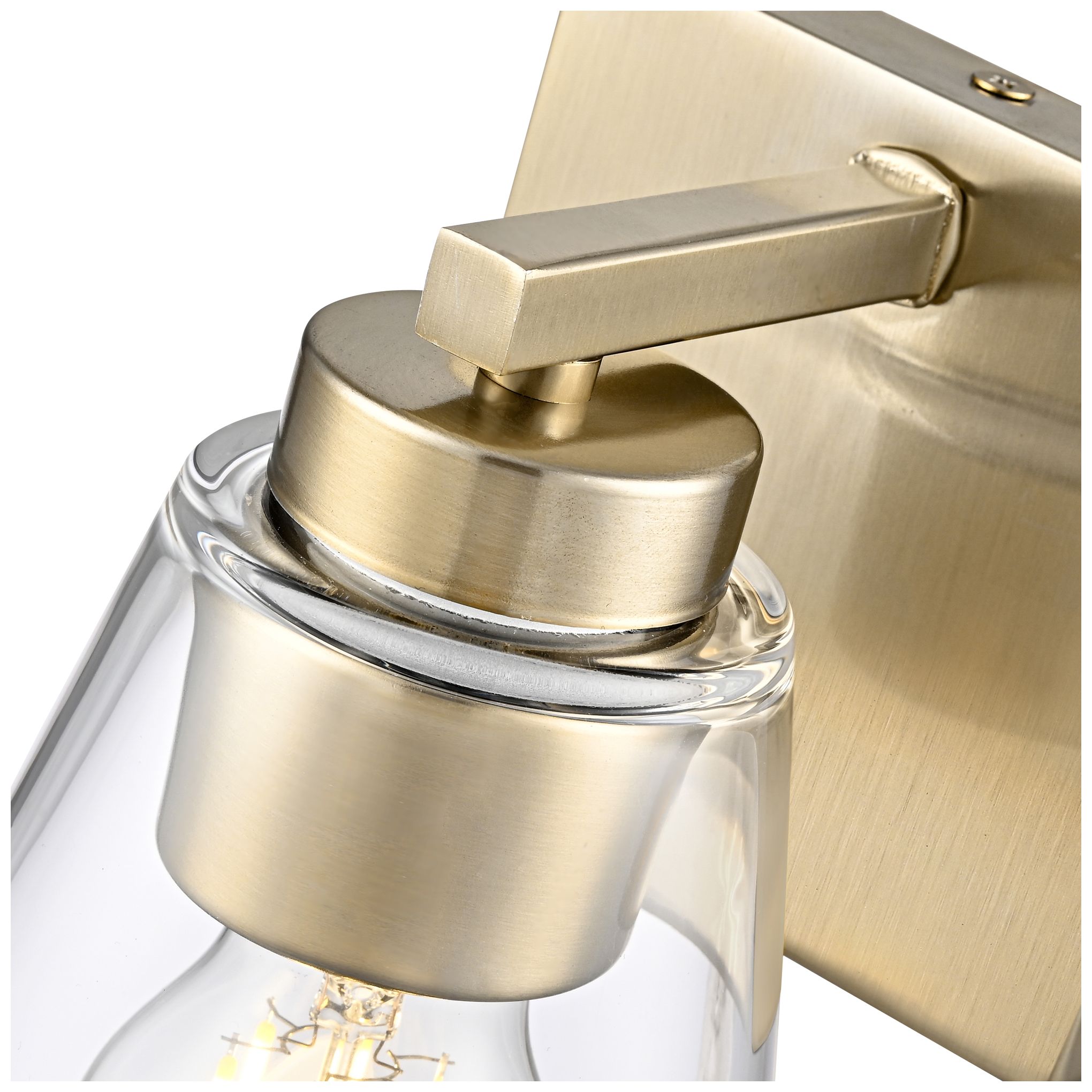 Image 5 Strayhan 6.75" High 1-Light Wall Sconce in Modern Gold more views