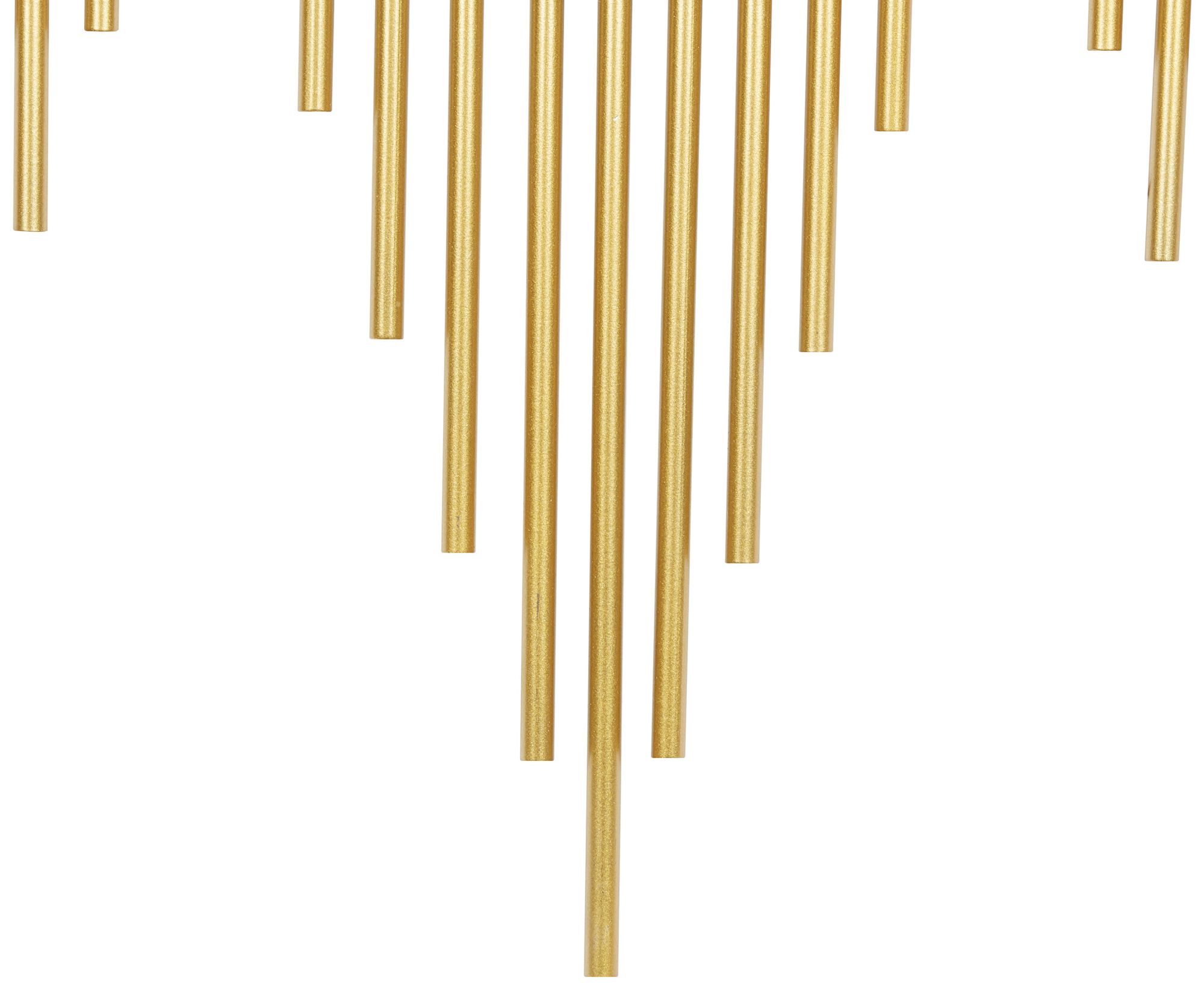 Image 3 Strazzanta Polished Gold Metal 27" x 39" Wall Mirror more views