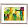 Streaks of Passion 32" Wide Giclee Framed Wall Art