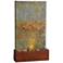 Stream 33" Rustic Slate Modern Floor Fountain with Light
