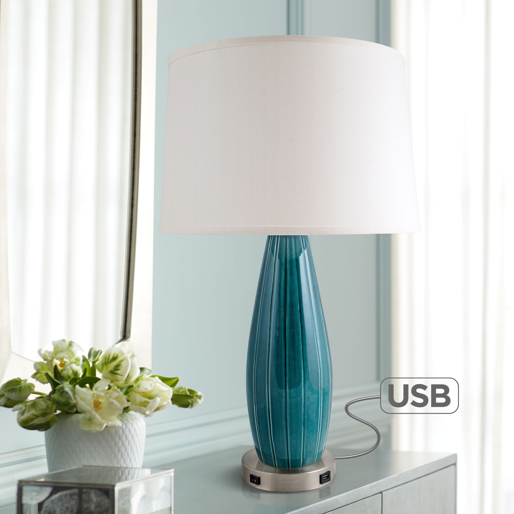 wooden table lamps for living room