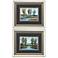 Stream Side 13"W x 11"H Framed Art Set of 2