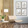 3_Street Scenes 25" High 4-Piece Framed Giclee Wall Art Set more views