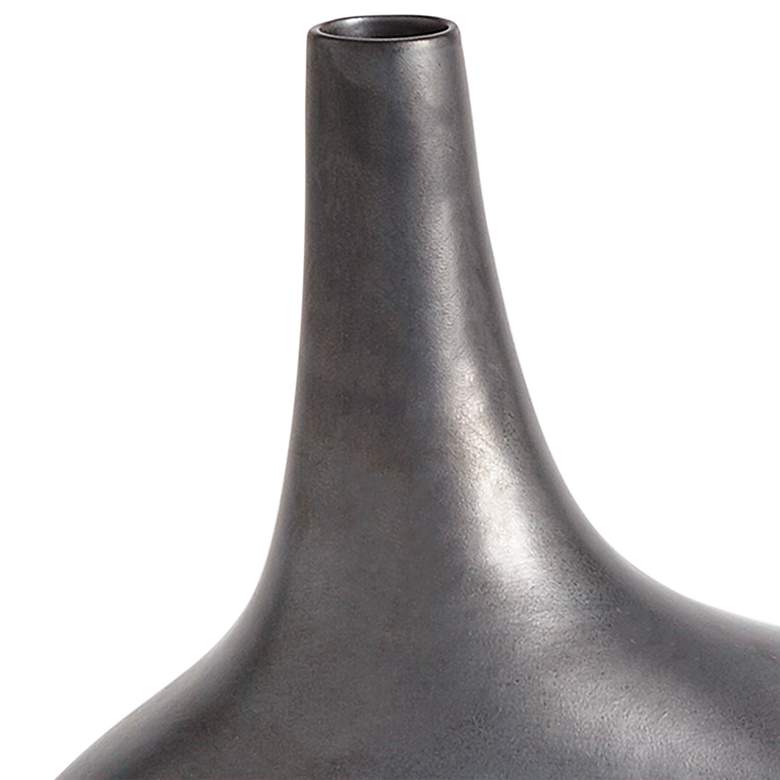 Image 2 Stretch 10" High Black Decorative Vase more views