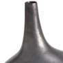 Stretch 10" High Black Decorative Vase