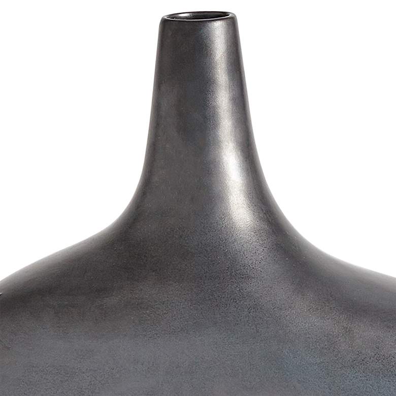 Image 2 Stretch 13" High Black Decorative Vase more views