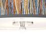 Striking Bark Giclee 16" Wide Semi-Flush Ceiling Light