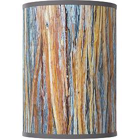 Image1 of Striking Bark Giclee Round Cylinder Lamp Shade 8x8x11 (Spider)