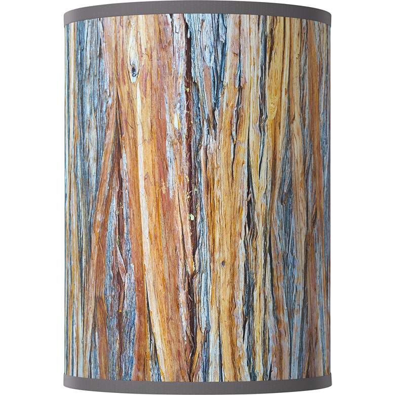 Image 1 Striking Bark Giclee Round Cylinder Lamp Shade 8x8x11 (Spider)