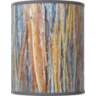 Striking Bark Pattern Giclee Drum Lamp Shade 10x10x12 (Spider)