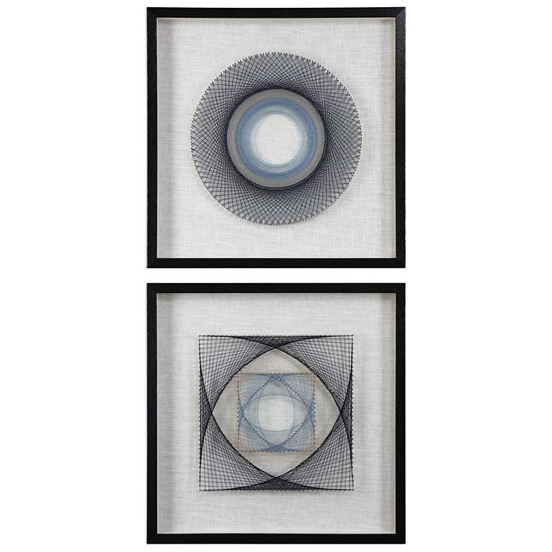 Image 2 String Duet 2-Piece 23 3/4 inch Square Framed Wall Art Set