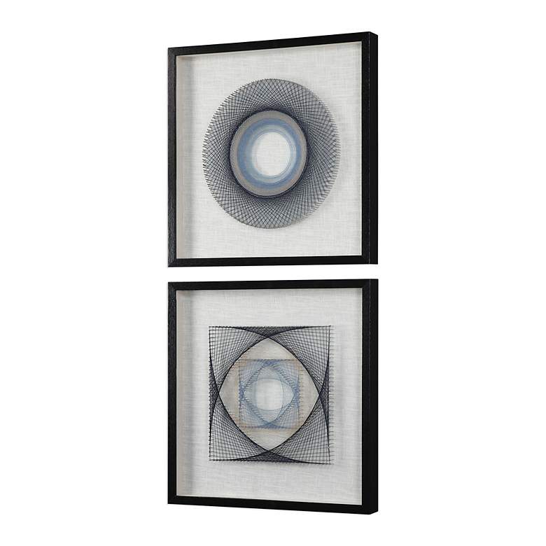 Image 4 String Duet 2-Piece 23 3/4 inch Square Framed Wall Art Set more views