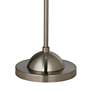 Stripes Noir Brushed Nickel Pull Chain Floor Lamp