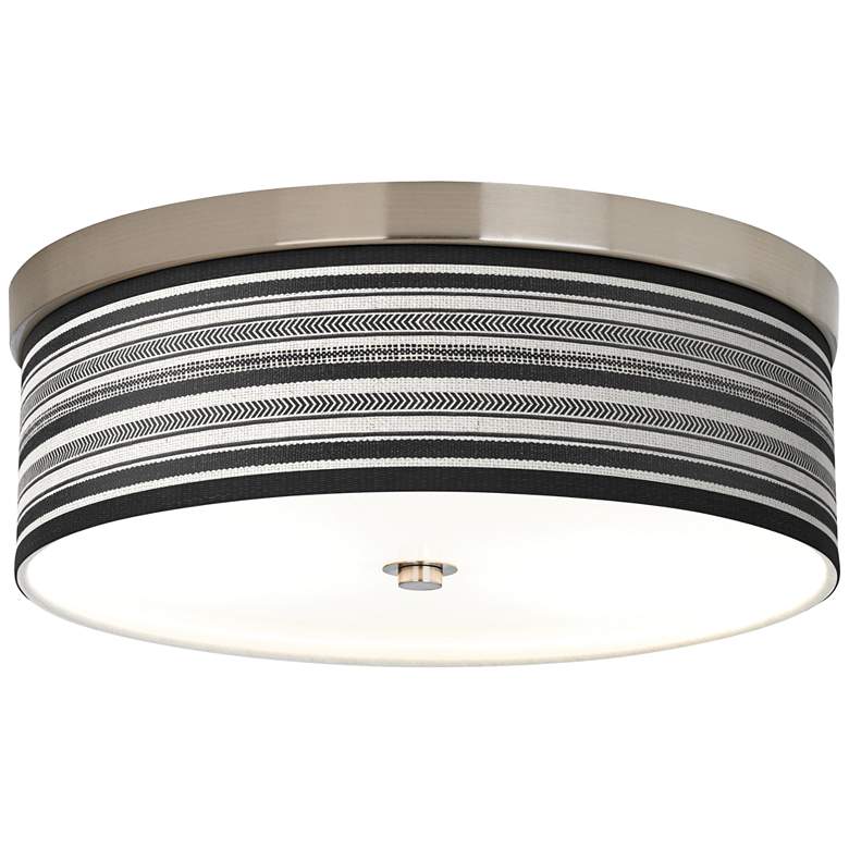 Image 1 Stripes Noir Giclee Energy Efficient Ceiling Light