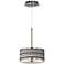 Stripes Noir Giclee Glow 10 1/4" Wide Pendant Light