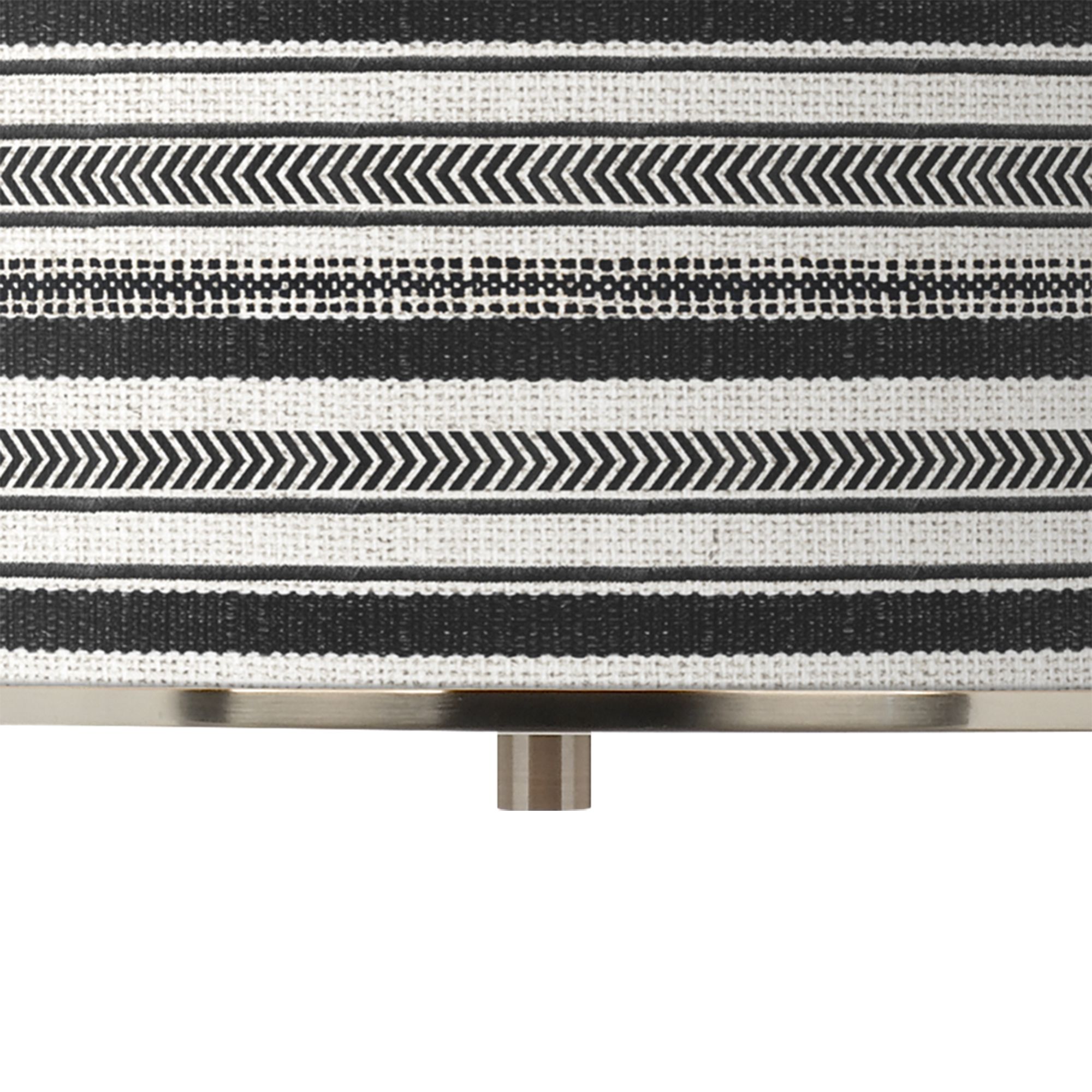 Image 2 Stripes Noir Giclee Glow 16" Wide Pendant Light more views