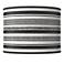 Stripes Noir Giclee Lamp Shade 13.5x13.5x10 (Spider)