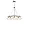 Structures Nickel 30 1/2" Wide Five-Light Chandelier