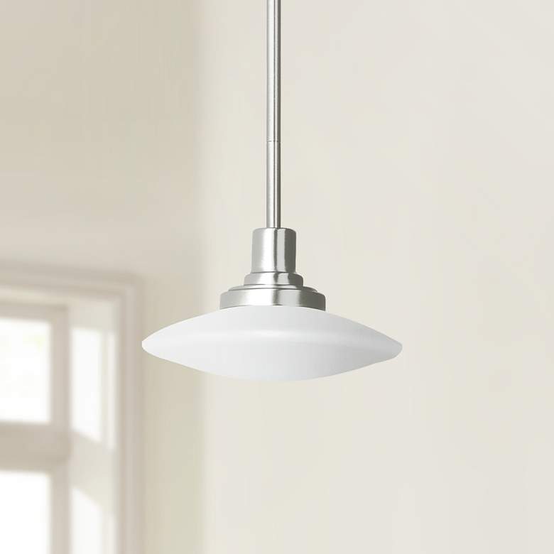 Image 1 Structures Nickel Monopoint 9" Wide Mini Pendant
