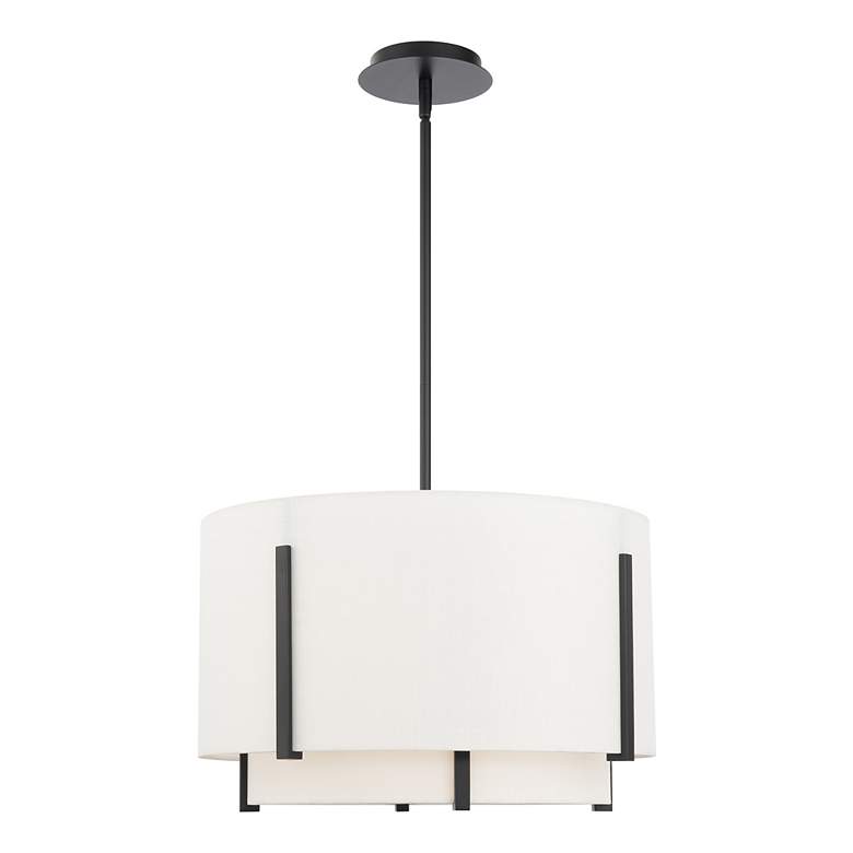 Image 3 Strum 12.63"H x 19.63"W 1-Light Pendant in Black more views