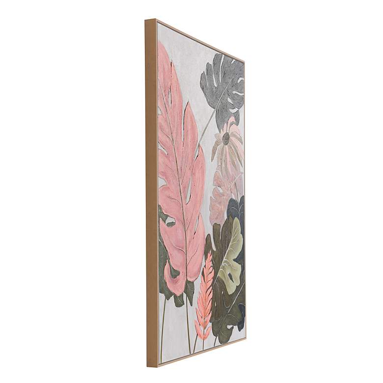 Image 3 Stu Stipules II 32.5" x 48.2" Natural Hand Painted Framed Canvas more views