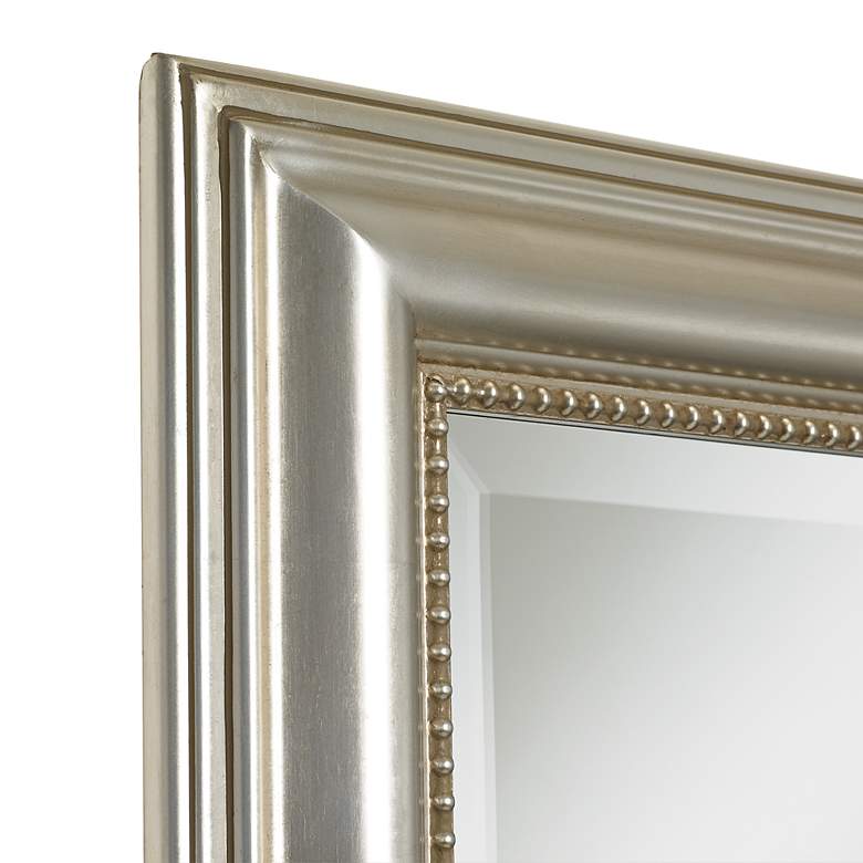Image 2 Stuart Silver Leaf 26 3/4" x 36 3/4" Wall Mirrors Set of 2 more views
