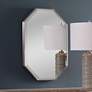 1_Stuartson Brushed Nickel 20" x 30" Octagon Mirror