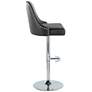 4_Studded Marcel Black Adjustable Swivel Bar Stools Set of 2 more views