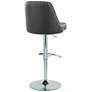 5_Studded Marcel Black Adjustable Swivel Bar Stools Set of 2 more views
